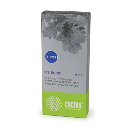 Картридж матричный CACTUS (CS-ERC31) для EPSON TM-930/950, пурпурный, фото 1