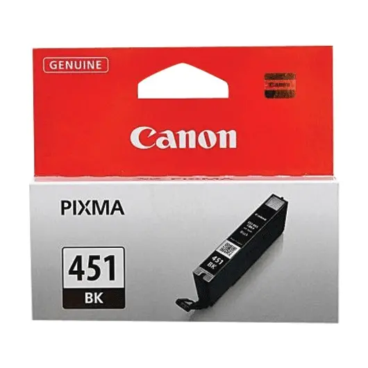 Картридж струйный CANON (CLI-451Bk) Pixma iP7240 и другие, черный, оригинальный, 6523В001, фото 1