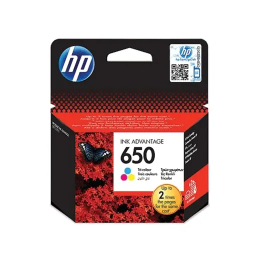 Картридж струйный HP (CZ102AE) Deskjet Ink Advantage 2515/2516 №650, цветной, оригинальный, фото 1