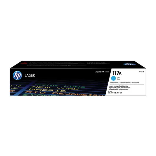 Картридж лазерный HP (W2071A) для HP Color Laser 150a/nw/178nw/fnw, голубой, ресурс 700 страниц, оригинальный, фото 1