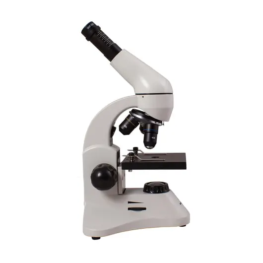 Микроскоп учебный LEVENHUK Rainbow 50L PLUS, 64-1280 кратный, монокулярный, 3 объектива, 69051, фото 3