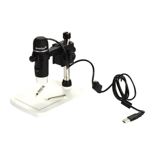 Микроскоп цифровой LEVENHUK DTX 90, 10-300 кратный, камера 5 Мп, USB, штатив, 61022, фото 5
