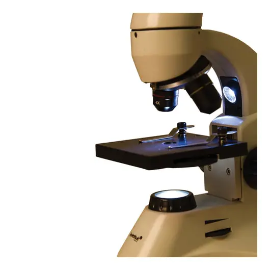Микроскоп учебный LEVENHUK Rainbow 50L PLUS, 64-1280 кратный, монокулярный, 3 объектива, 69051, фото 5