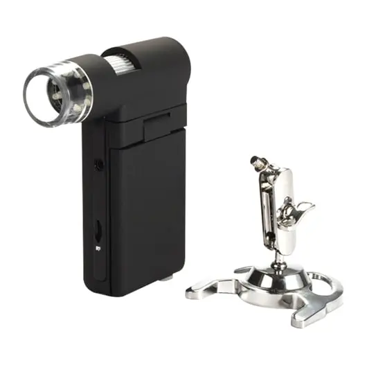 Микроскоп цифровой LEVENHUK DTX 500 Mobi, 20-500 кратный, 3&quot; ЖК-монитор, камера 5 Мп, microSD, портативный, 61023, фото 2