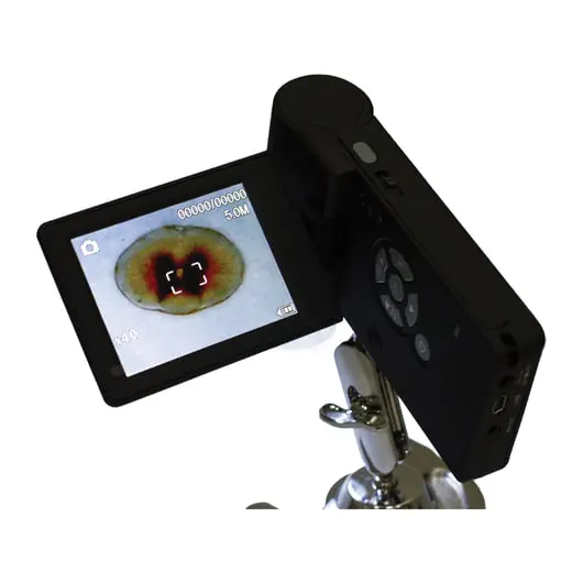 Микроскоп цифровой LEVENHUK DTX 500 Mobi, 20-500 кратный, 3&quot; ЖК-монитор, камера 5 Мп, microSD, портативный, 61023, фото 7