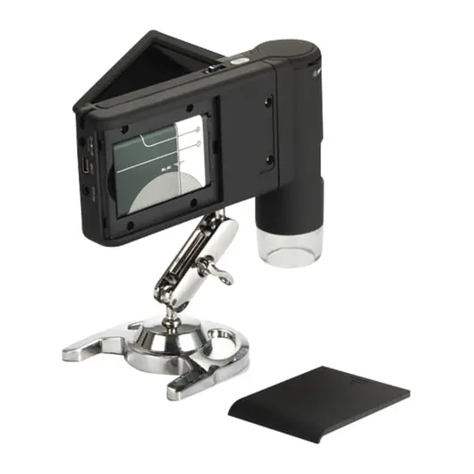 Микроскоп цифровой LEVENHUK DTX 500 Mobi, 20-500 кратный, 3&quot; ЖК-монитор, камера 5 Мп, microSD, портативный, 61023, фото 4