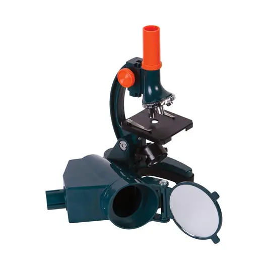 Микроскоп детский LEVENHUK LabZZ M3, 300-1200 кратный, монокулярный, 3 объектива, проектор, 69741, фото 3