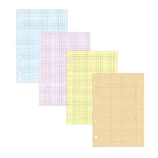 Сменный блок к тетради на кольцах, А5, 200 л., BRAUBERG, 4 цвета по 50 л., 401661, фото 2