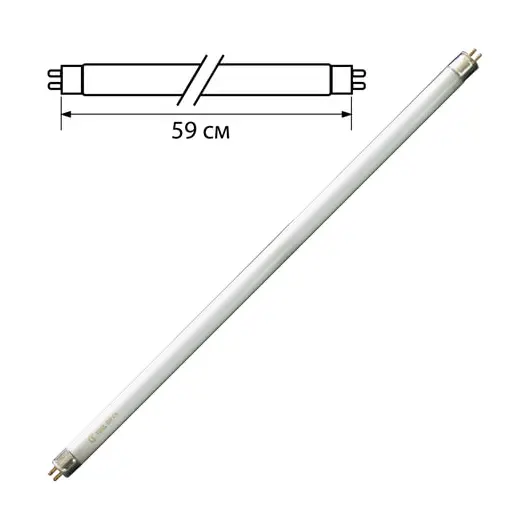 Лампа люминесцентная OSRAM L18/640, 18 Вт, цоколь G13, в виде трубки, длина 59 см, хол. белый свет, фото 1