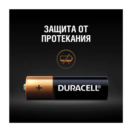 Батарейки DURACELL Basic, AA (LR06, 15А), алкалиновые, КОМПЛЕКТ 2 шт., в блистере, фото 5