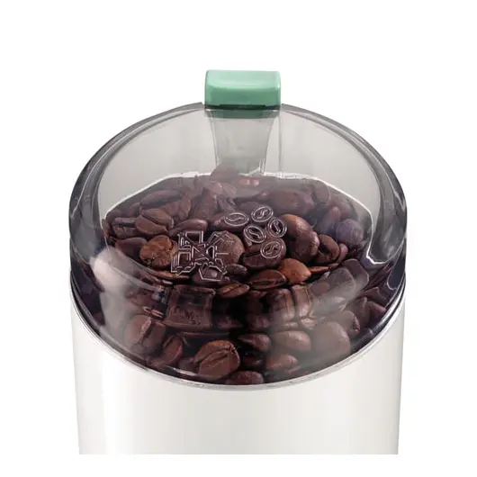 Кофемолка BOSCH MKM6000, мощность 180 Вт, вместимость 75 г, пластик, белая, фото 3