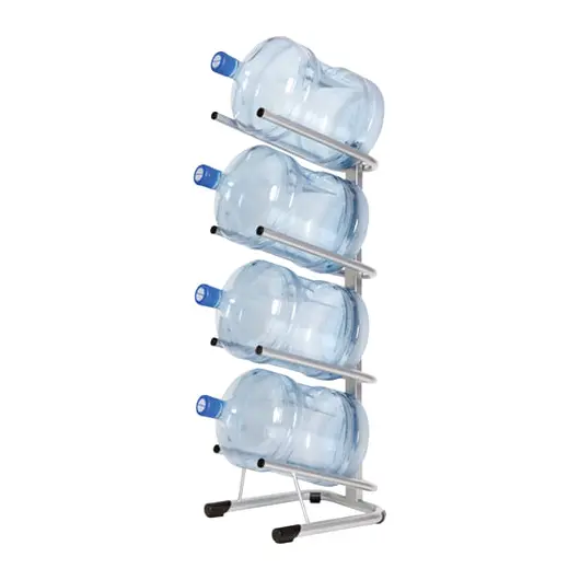 Стеллаж для хранения воды HOT FROST, на 4 бутыли, металл, серебристый, 250900402, фото 1