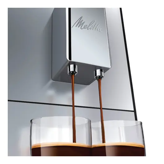 Кофемашина MELITTA CAFFEO SOLO Е 950-103, 1400 Вт, объем 1,2 л, емкость для зерен 125 г, серибристая, фото 4