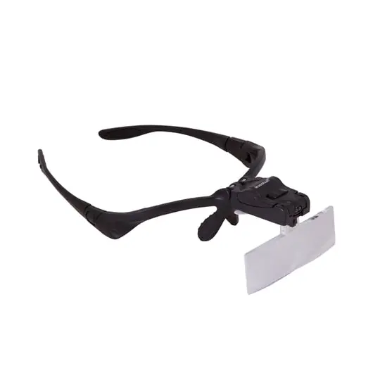 Лупа-очки LEVENHUK Zeno Vizor G3, увеличение х1-х3,5, набор из 5 линз 84х28 мм, подсветка, 69673, фото 2