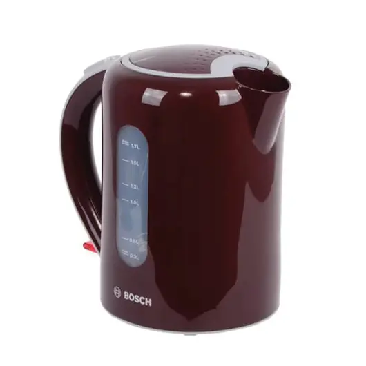 Чайник BOSCH TWK7604, 1,7 л, 2200 Вт, закрытый нагревательный элемент, пластик, красный, фото 2