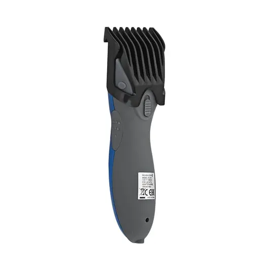 Машинка для стрижки волос REMINGTON HC335, 2 насадки, расческа, ножницы, аккумулятор+сеть, синяя, фото 4