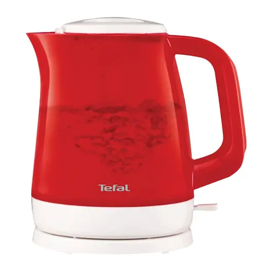 Чайник TEFAL KO151530, 1,5 л, 2400 Вт, закрытый нагревательный элемент, пластик, красный, фото 3