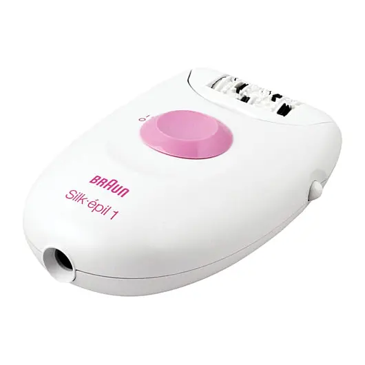Эпилятор BRAUN 1370, 20 пинцетов, 1 скорость, 1 насадка, сеть, белый/розовый, фото 2