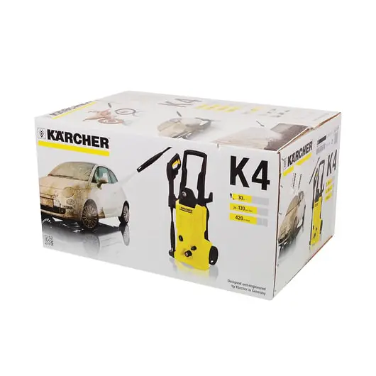 Минимойка KARCHER (КЕРХЕР) K4 Basic, мощность 1,8 кВт, давление 20-130 бар, шланг 6 м, 1.180-080.0, фото 4