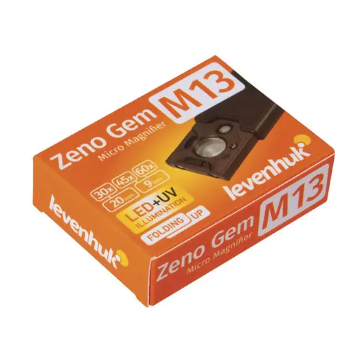 Лупа LEVENHUK Zeno Gem M13, увеличение х30/х45-60, диаметр линз 20/9 мм, LED и УФ-подсветка, 70439, фото 7