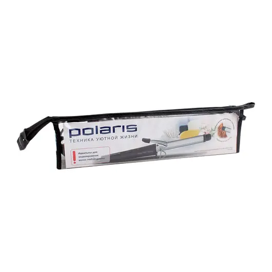 Щипцы для завивки волос POLARIS PHS 1129, диаметр 19 мм, алюминиевое покрытие, черный, фото 5