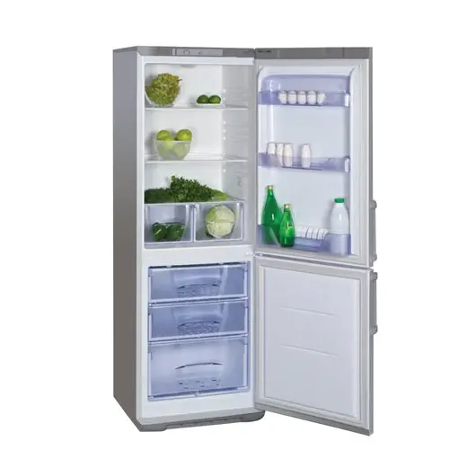 Холодильник БИРЮСА M133, двухкамерный, объем 310 л, нижняя морозильная камера 100 л, серебро, Б-M133, фото 2