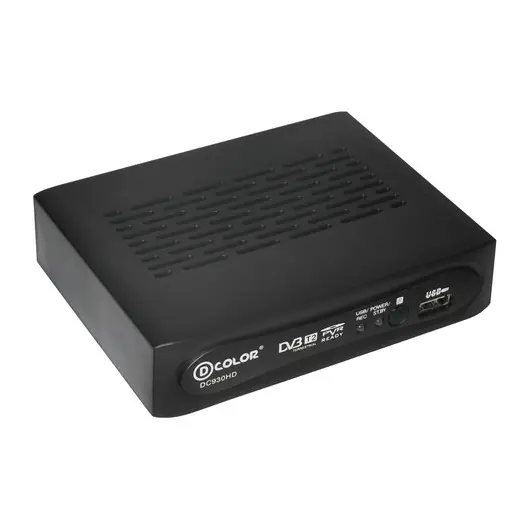 Приставка для цифрового ТВ DVB-T2 D-COLOR DC930HD, RCA, HDMI, USB, пульт ДУ, фото 3