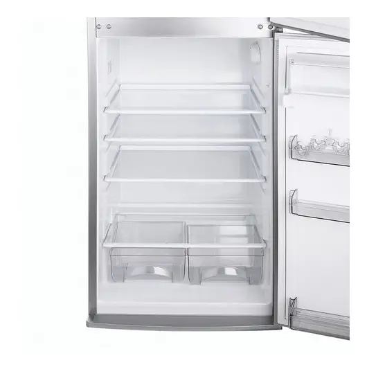 Холодильник ATLANT МХМ 2835-08, двухкамерный, объем 280 л, верхняя морозильная камера 70 л, серебро, фото 5