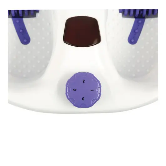 Ванночка для ног POLARIS PMB 1006, 80 Вт, 3 режима, 4 массажных ролика, защита от брызг, белая/фиолетовая, фото 5