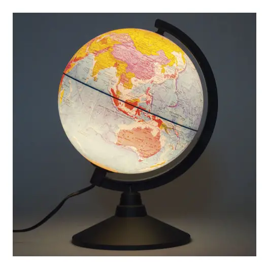 Глобус политический GLOBEN &quot;Классик&quot;, диаметр 210 мм, с подсветкой, К012100010, фото 2