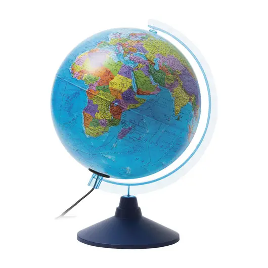 Глобус политический GLOBEN &quot;Классик Евро&quot;, диаметр 250 мм, с подсветкой, Ке012500190, фото 1