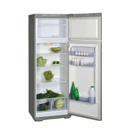 Холодильник БИРЮСА M135, двухкамерный, объем 300 л, верхняя морозильная камера 60 л, серебро, Б-M135, фото 2