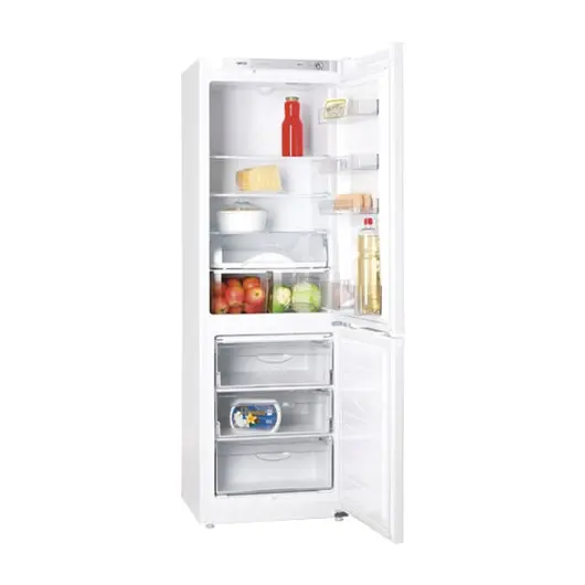 Холодильник ATLANT ХМ 4712-100, двухкамерный, объем 303 литра, нижняя морозильная камера 115 литров, белый, фото 2