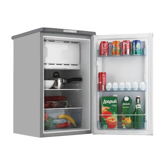 Холодильник БИРЮСА М108, однокамерный, объем 115 л, морозильная камера 27 л, серебро, Б-M108, фото 2