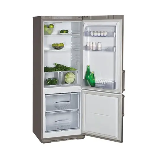 Холодильник БИРЮСА W134, двухкамерный, объем 295 л, нижняя морозильная камера 85 л, матовый графит, Б-W134, фото 2