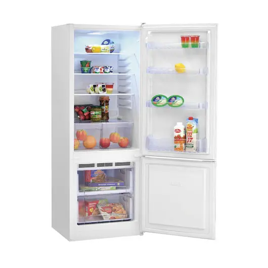 Холодильник NORDFROST NRB 137 032, двухкамерный, объем 264 л, нижняя морозильная камера 70 л, белый, фото 2