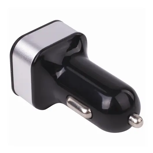 Зарядное устройство автомобильное SONNEN, 2 порта USB, выходной ток 2,1А, черное-белое, 454796, фото 7