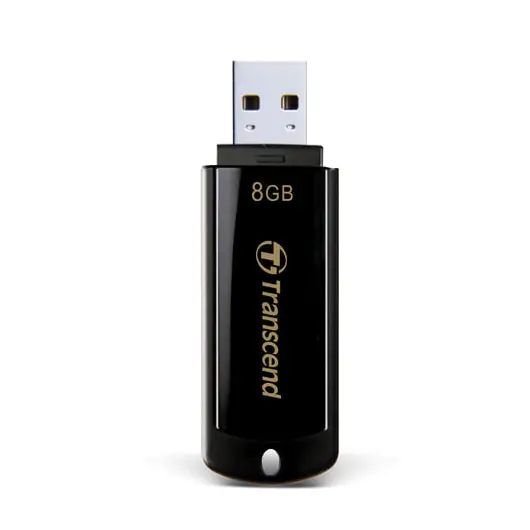 Флэш-диск 8 GB, TRANSCEND Jet Flash 350, USB 2.0, черный, TS8GJF350, фото 3