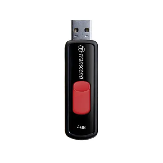 Флэш-диск 4 GB, TRANSCEND JetFlash 500, USB 2.0, черный, TS4GJF500, фото 3
