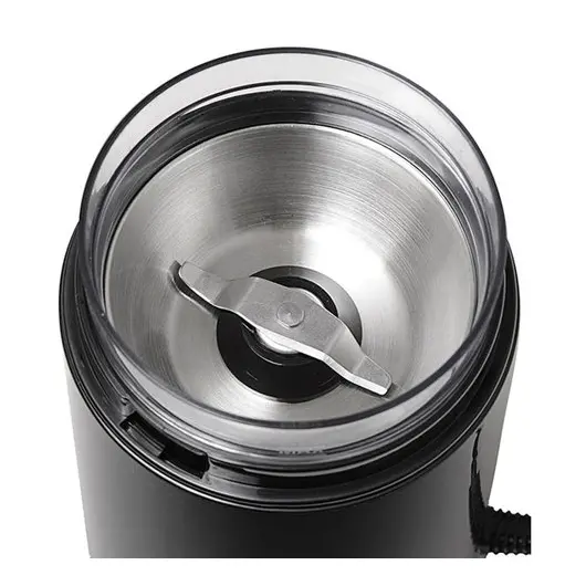 Кофемолка KITFORT КТ-1314, мощность 150 Вт, вместимость 60 г, пластик, черный, KT-1314, фото 5