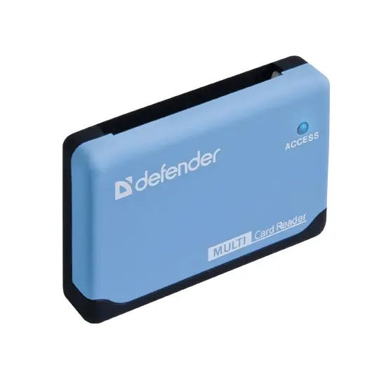 Картридер DEFENDER ULTRA, USB 2.0, порты SD, MMC, TF, M2, CF, XD, MS, 83500, фото 2