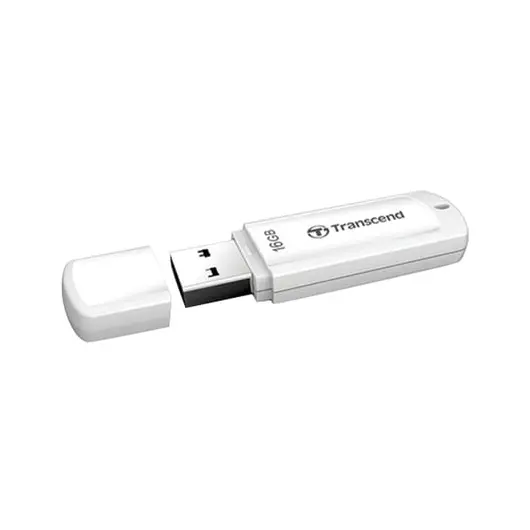 Флэш-диск 16 GB, TRANSCEND Jet Flash 370, USB 2.0, белый, TS16GJF370, фото 2