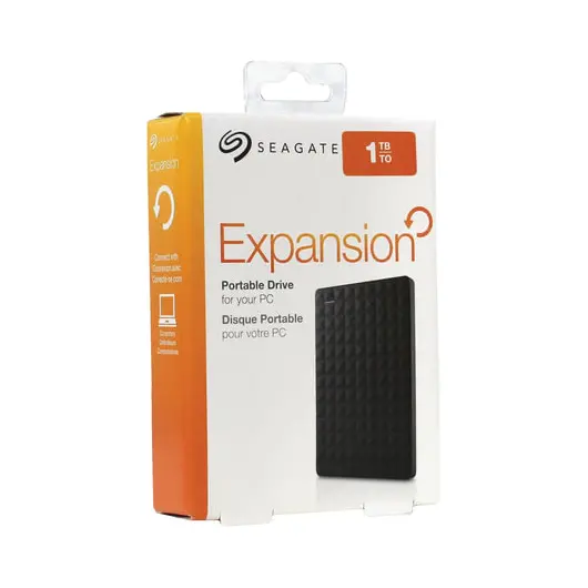 Диск жесткий внешний HDD SEAGATE &quot;Expansion&quot;, 1 TB, 2,5&quot;, USB 3.0, черный, STEA1000400, фото 2