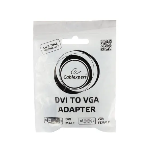 Переходник DVI-VGA, CABLEXPERT, M-F, для передачи аналогового видео, A-DVI-VGA, фото 3