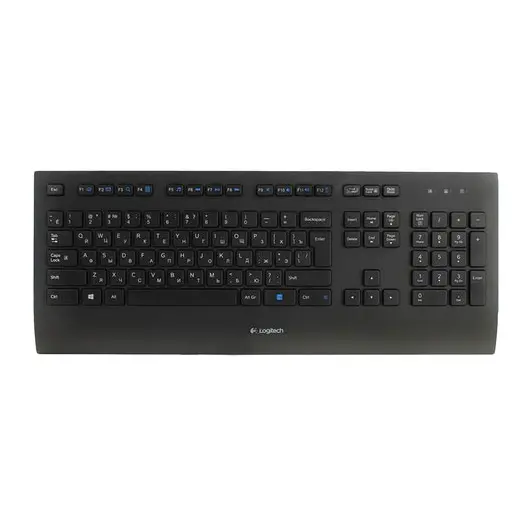 Клавиатура проводная LOGITECH K280e, USB, 104 клавиши, черная, 920-005215, фото 2