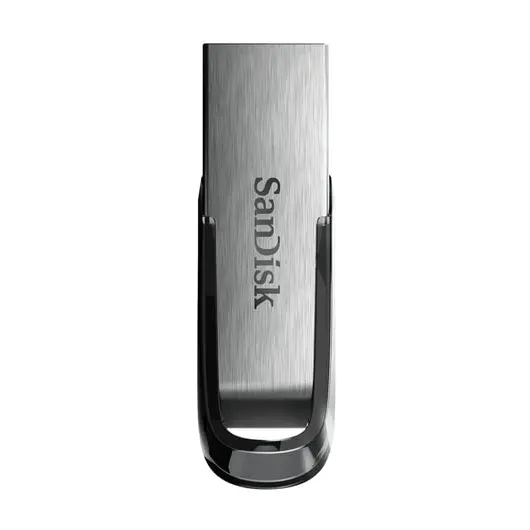 Флэш-диск 128 GB, SANDISK Ultra Flair, USB 3.0, металлический корпус, серебристый, SDCZ73-128G-G46, фото 1