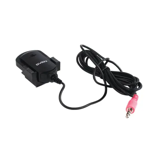 Микрофон-клипса SVEN MK-150, кабель 1,8 м, 58 дБ, пластик, черный, SV-0430150, фото 1