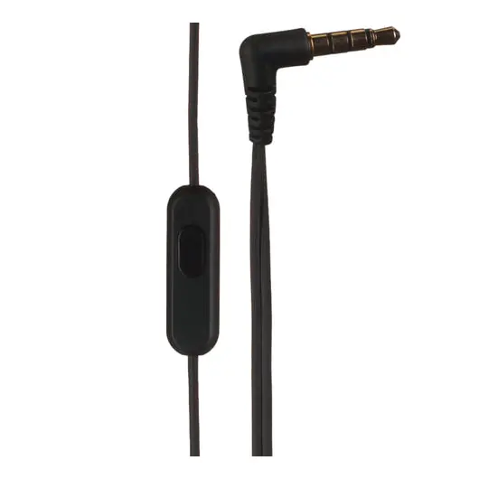 Наушники с микрофоном (гарнитура) SONY MDR-EX15AP, проводные, 1,2 м, вкладыши, стерео, черные, MDREX15APB.CE7, фото 2