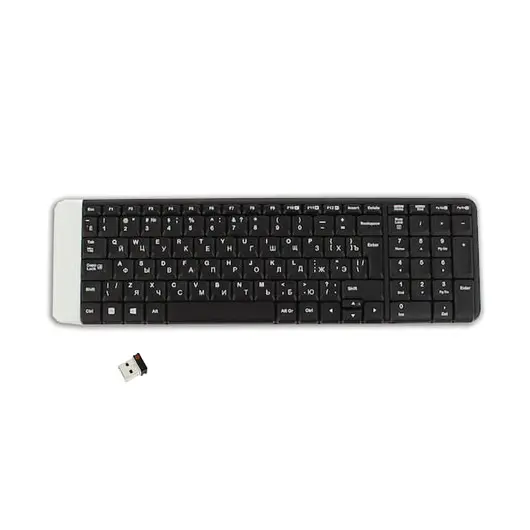 Клавиатура беспроводная LOGITECH K230, 101 клавиша, черная, 920-003348, фото 1