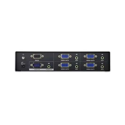 Разветвитель SVGA ATEN, 4-портовый, для передачи цифрового аудио/видео, каскадируемый, VS0104, фото 3